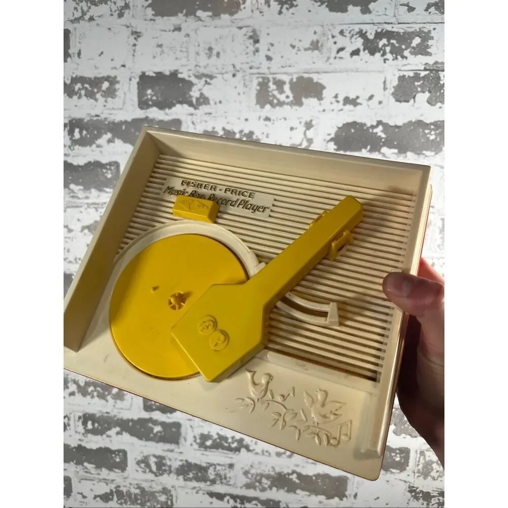 Fisher Price | kids vintage record player with records